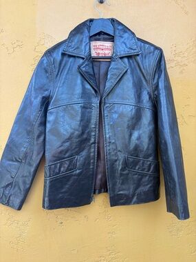 LEVIS vintage brown leather jacket